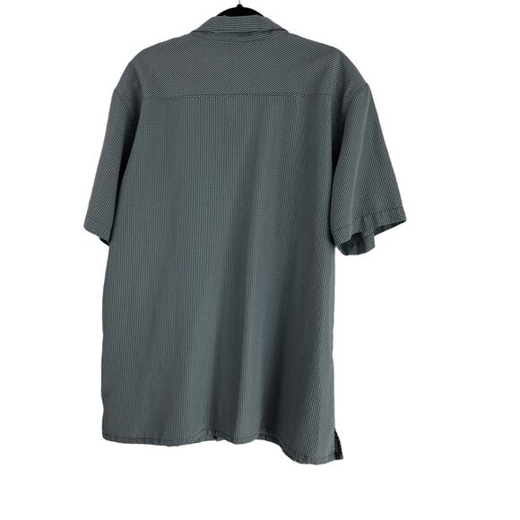 Columbia Breathable Button Up Plaid Comfort Shirt Men's Size XL/TG Short Sleeve - Picture 2 of 6